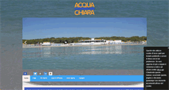 Desktop Screenshot of lidoacquachiara.com
